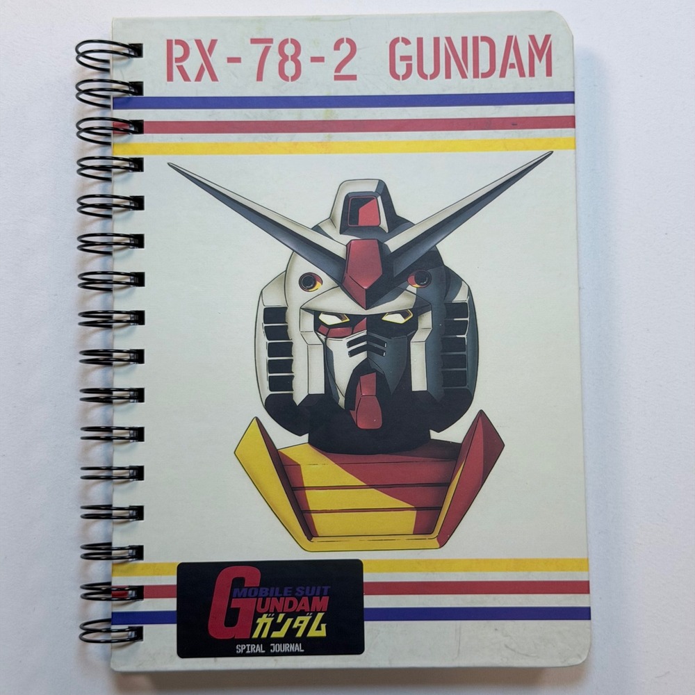 Mobile Suit Gundam RX-78-2 Spiral Journal Notebook Bioworld Crunchyroll Anime